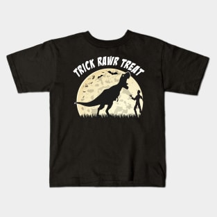 Trick Rawr Treat Kids T-Shirt